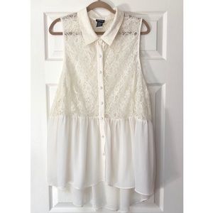 Torrid sheer lace plus size top